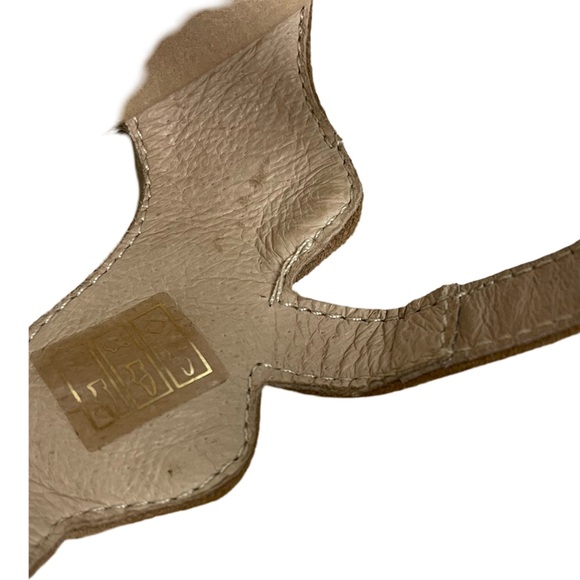 Eric Michael Lupa New Wedge Sandal Espadrille Resortwear Travel Coastal Suede - Picture 9 of 11